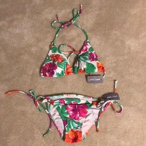 NWT Wet Seal floral bikini